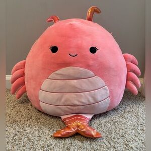 Large Squishmellow Lobster 15 inches - EUC